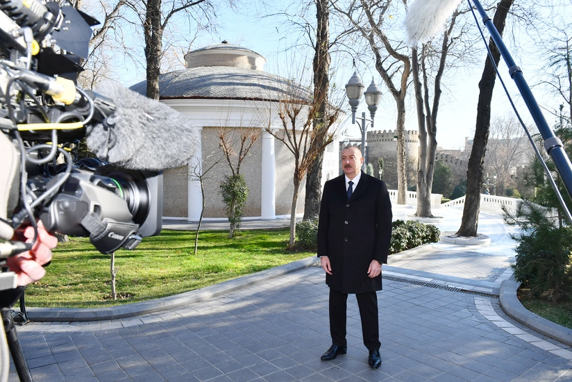 Президент Азербайджана : На освобожденных территориях восстанавливаются религиозные памятники