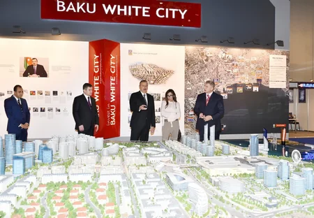 President Ilham Aliyev visits International Real Estate and Investment Exhibition