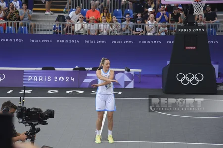 Paris-2024: Azərbaycanın qadınlardan ibarət 3x3 basketbol millisi növbəti görüşünə çıxıb - YENİLƏNİB - 2