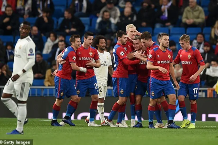 ЦСКА разгромил Реал в гостевом матче Лиги чемпионов