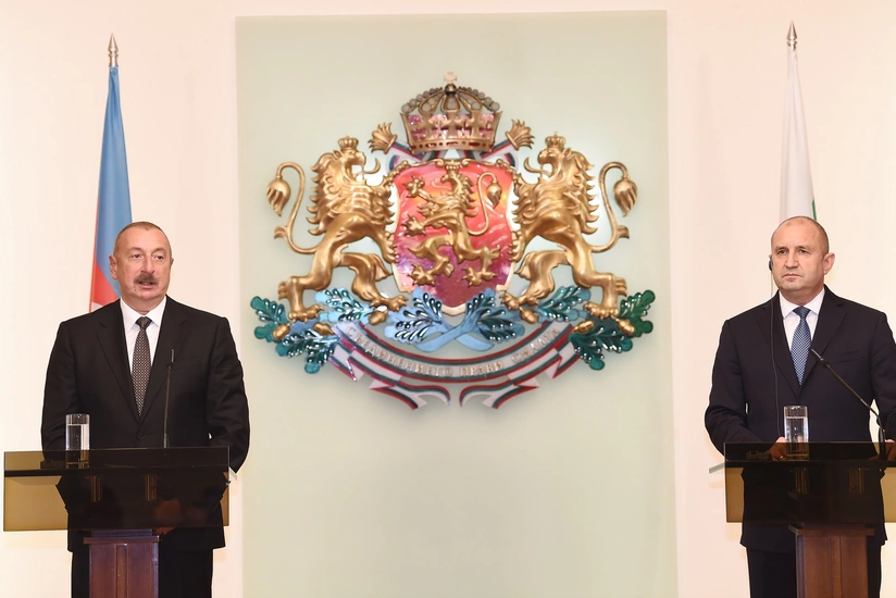 Azərbaycan və Bolqarıstan prezidentləri mətbuata bəyanatlarla çıxış ediblər - YENİLƏNİB