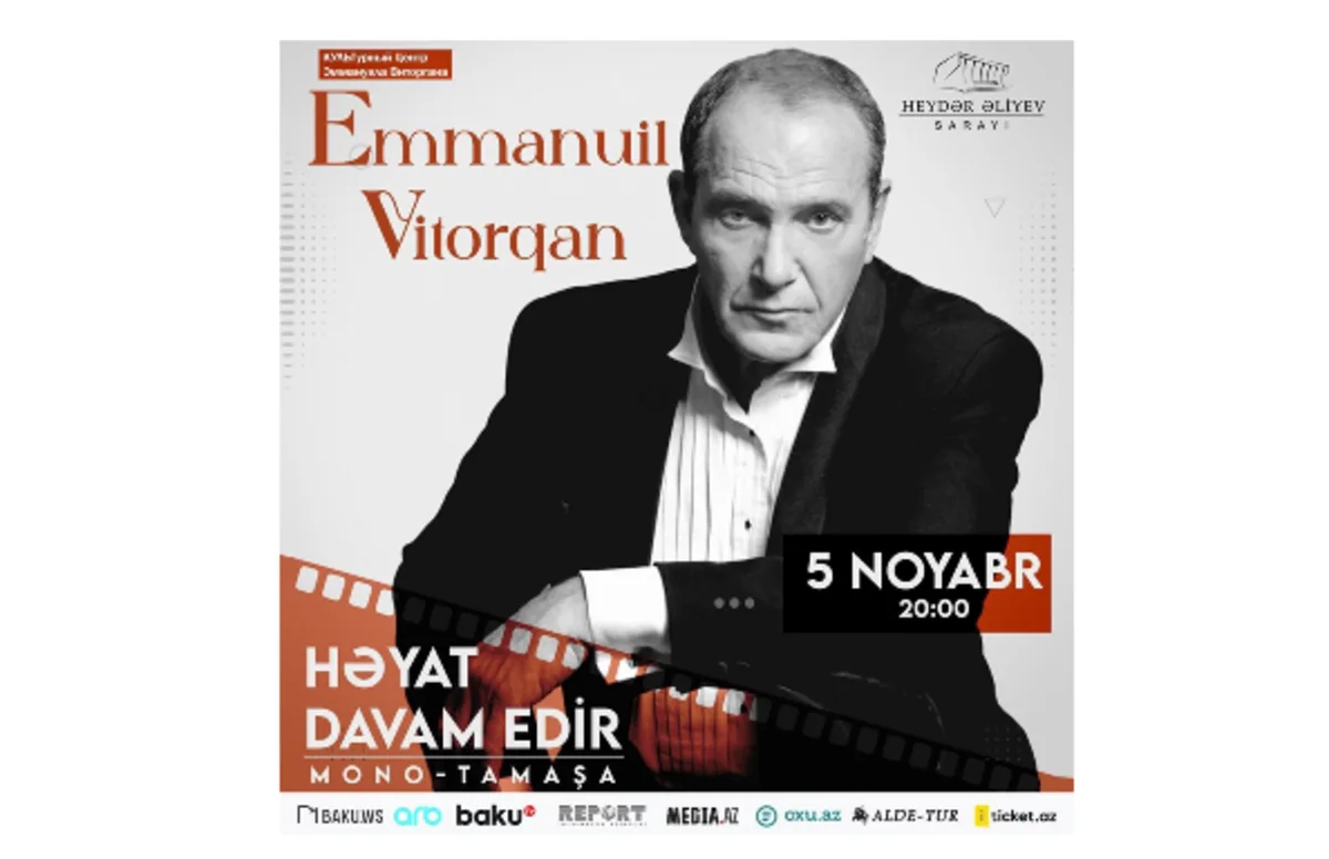 Rusiyanın Xalq artisti Heydər Əliyev Sarayında konsert verəcək