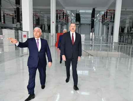 Prezident Azərenerji ASC-nin Dübəndi yarımstansiyanın açılışında iştirak etdi - YENİLƏNİB
