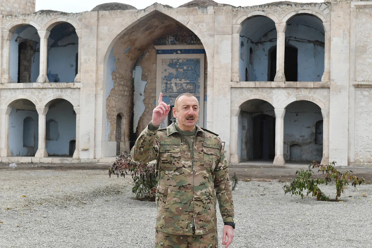 Prezident Ağdamdakı məscidin ermənilər tərəfindən dağıdılmamasının səbəbini açıqladı