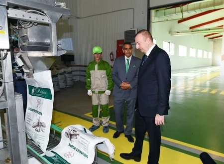 Ağdaşda Biyan Sənaye Parkının açılışı olub - YENİLƏNİB