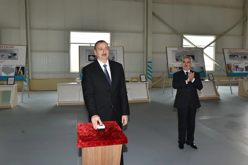 Naxçıvan Sənaye Kompleksi işə salınıb