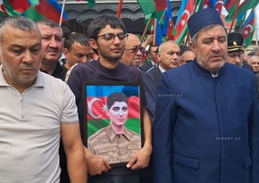 Ağcabədidə Birinci Qarabağ müharibəsinin şəhidi Miriş Rüstəmov dəfn edilib - YENİLƏNİB