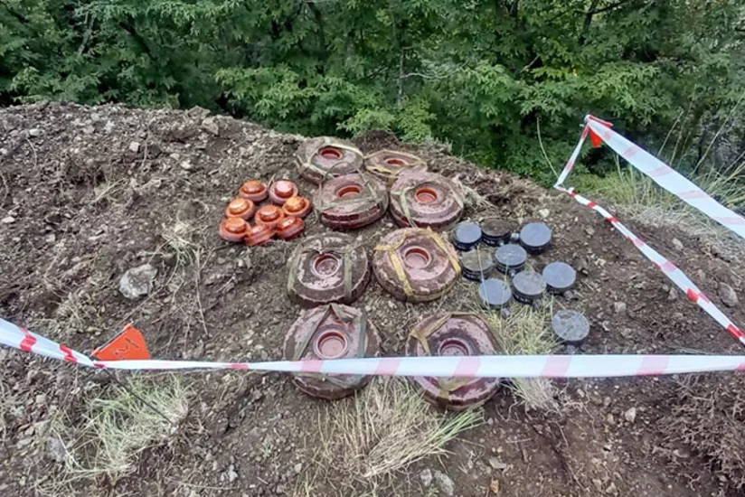Mines being neutralized in Karabakh region of Azerbaijan