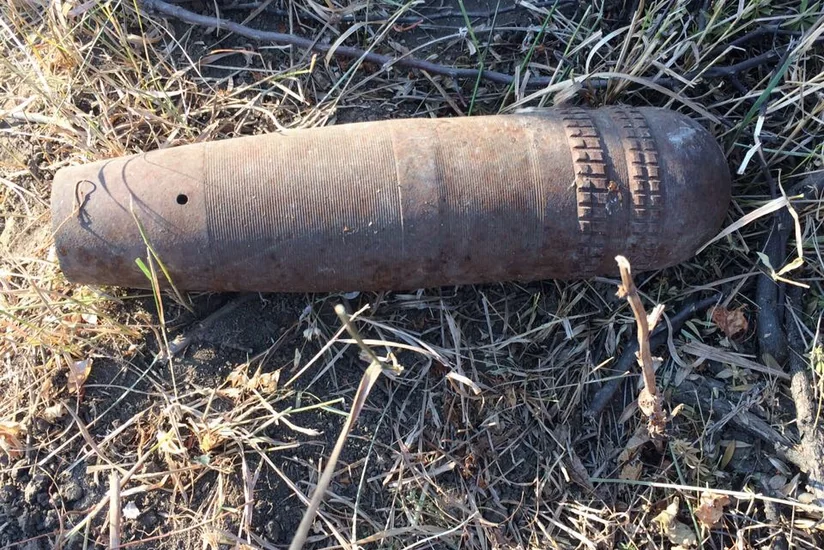 Qazaxda top mərmisi aşkar olunub
