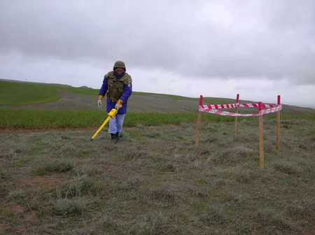 Füzulidə tank əleyhinə raketlər tapılıb