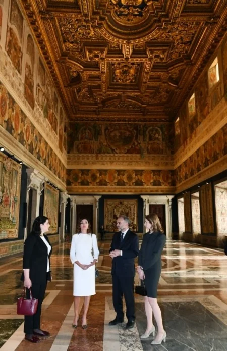 First lady Mehriban Aliyeva viewed Quirinale Palace in Rome