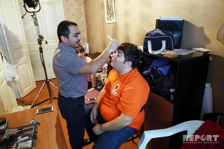 Bakıda Qaragöz komediya filminin çəkilişlərinə başlanıb - REPORTAJ