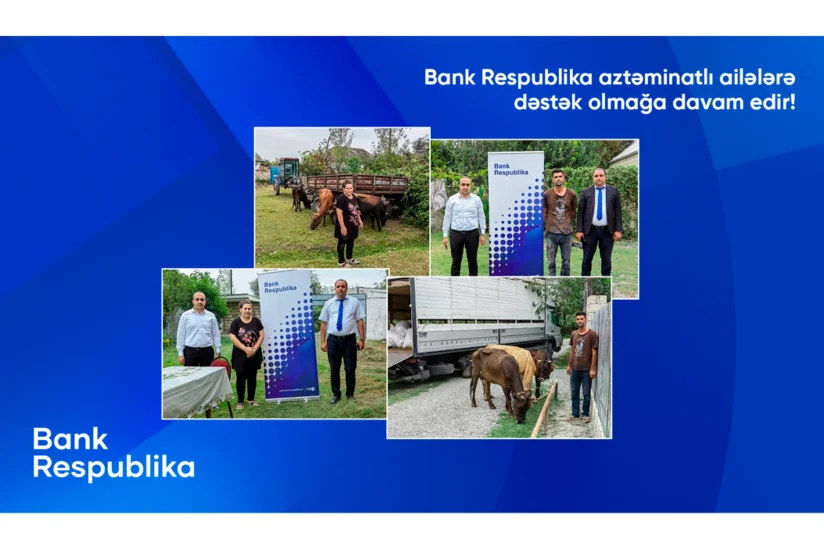 “Bank Respublika” aztəminatlı ailələrə dəstəyini davam etdirir