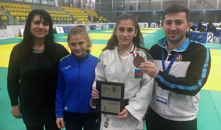 Young Azerbaijani judokas claim European cup