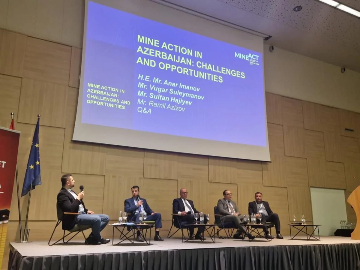 Xorvatiyada beynəlxalq simpoziumda Azərbaycanın mina problemi müzakirə olunub