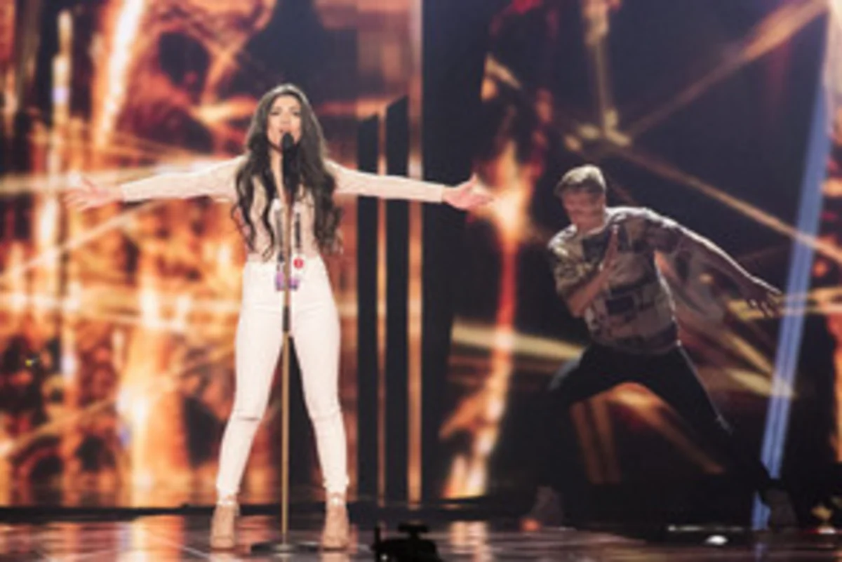 Azerbaijan's Eurovision-2016 representative holds her last rehearsal - VIDEO