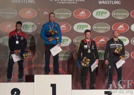 ​Azərbaycan güləşçiləri Avropa çempionatında 1 gümüş, 2 bürünc medal qazanıb - VİDEO