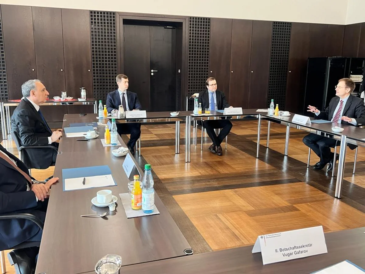 Kamran Aliyev meets with German Prosecutor-General