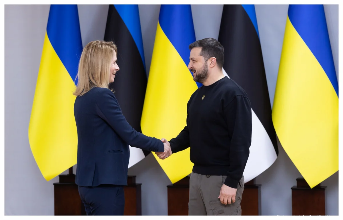 Estoniyanın Baş naziri Kiyevdə Zelenski ilə görüşüb