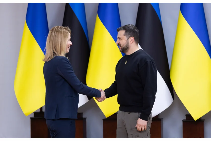 Estoniyanın Baş naziri Kiyevdə Zelenski ilə görüşüb