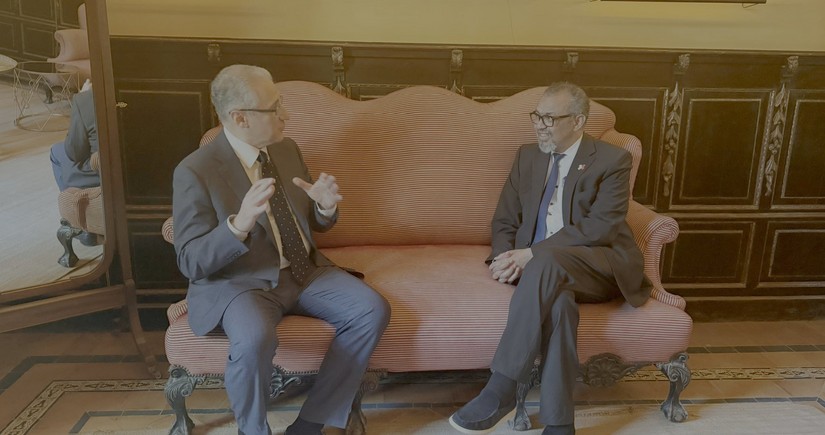 Mukhtar Babayev and WHO chief discuss role of healthcare in climate agenda