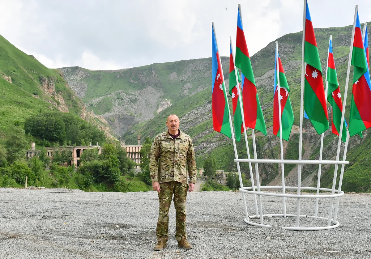 Head of state lays foundation stone for Istisu sanatorium in Kalbajar