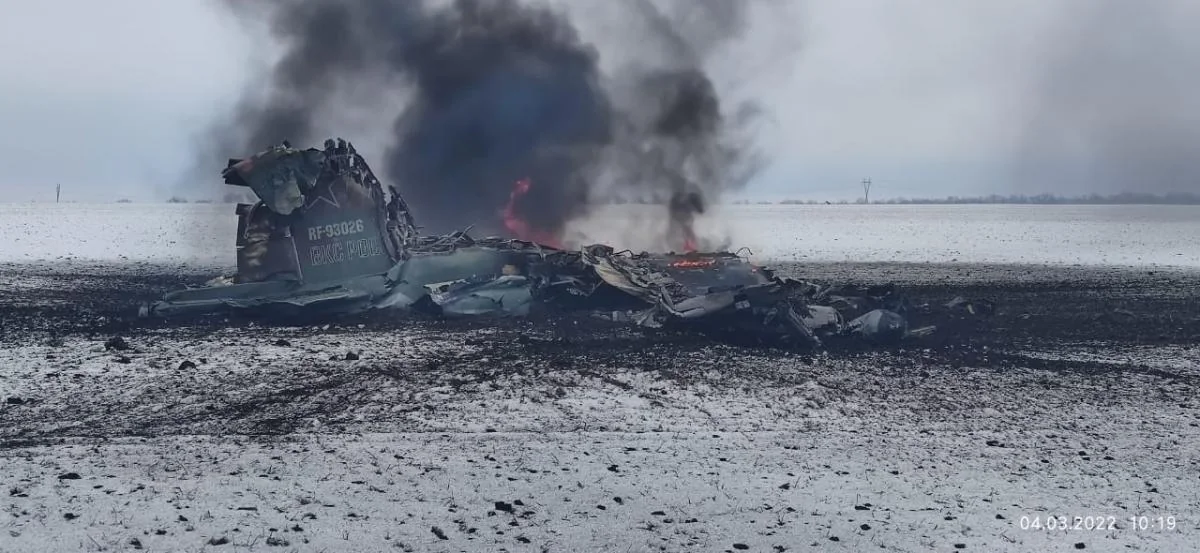 Russian Su-25 fighter jet shot down over Donetsk