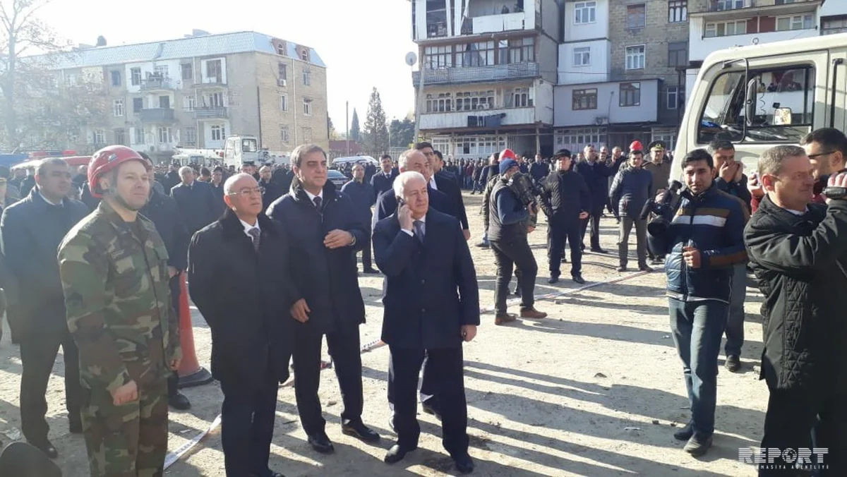 Kəmaləddin Heydərov: Partlayış zamanı 3 nəfər ölüb, 1-i ağır yaralıdır - VİDEO