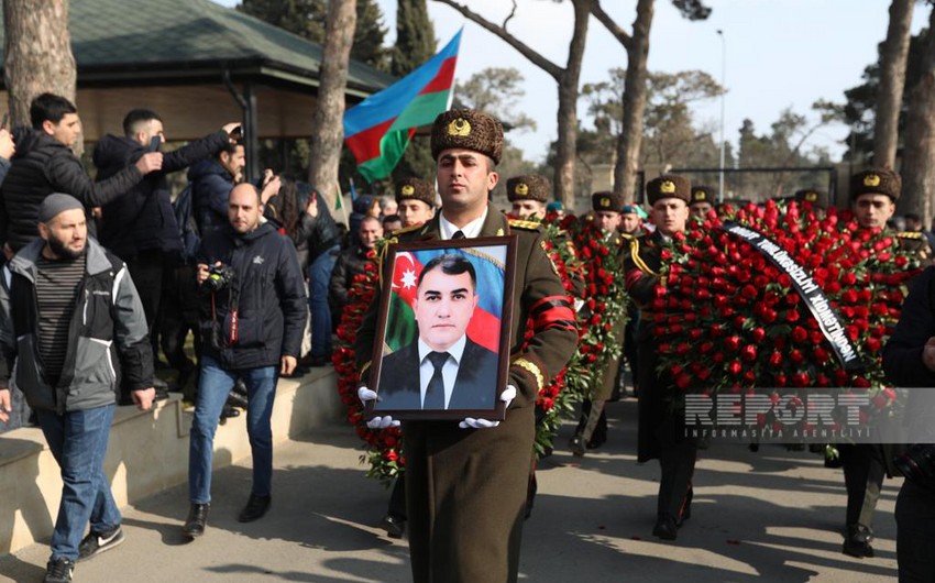 Şəhid Orxan Əsgərov İkinci Şəhidlər xiyabanında dəfn edilib - YENİLƏNİB-5