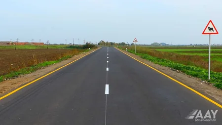 Masallıda 51 min əhalinin istifadə etdiyi yollar yenidən qurulub