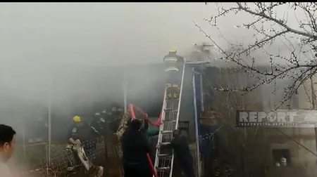 Babəkin Xəlilli kəndində fərdi yaşayış evində yanğın olub