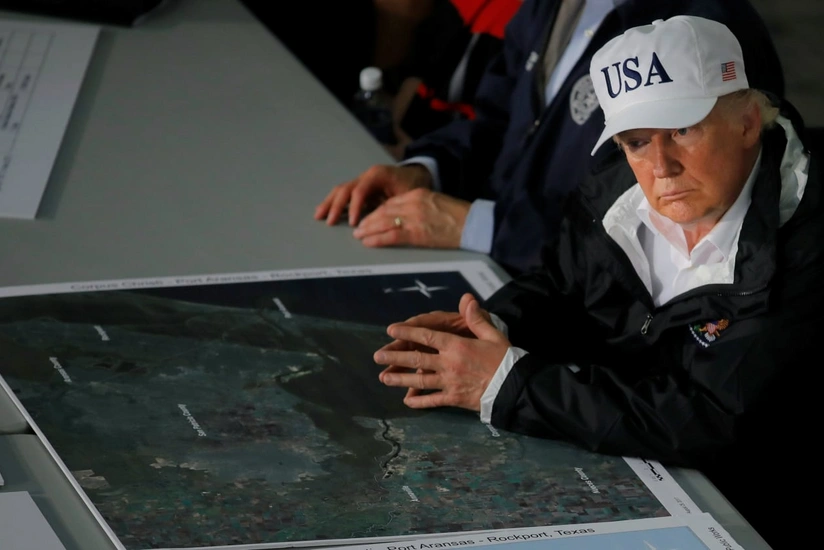 Trump: Damage from Harvey will cost record amount of money