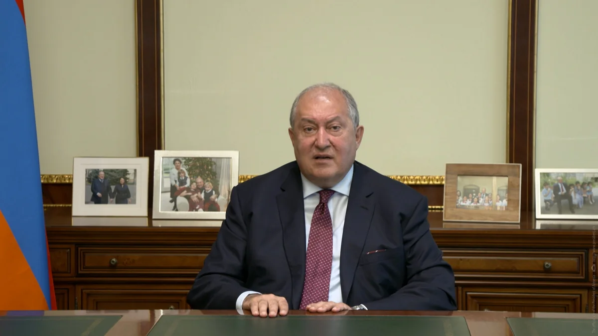 Ermənistan prezidenti Brüsselə gedib