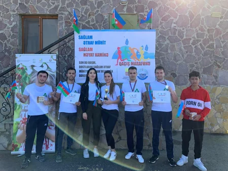 Abşeron Milli Parkında marafon keçirilib - FOTO