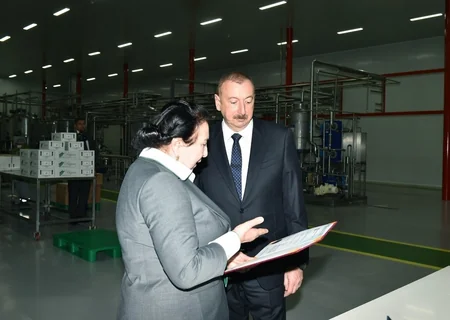Ağdaşda Biyan Sənaye Parkının açılışı olub - YENİLƏNİB