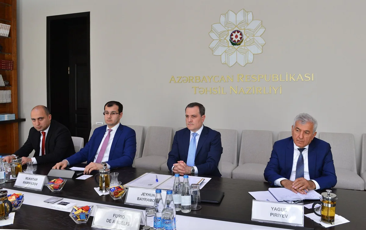 BMT QAK-ın Azərbaycandakı nümayəndəsi ilə təhsil naziri arasında görüş keçirilib