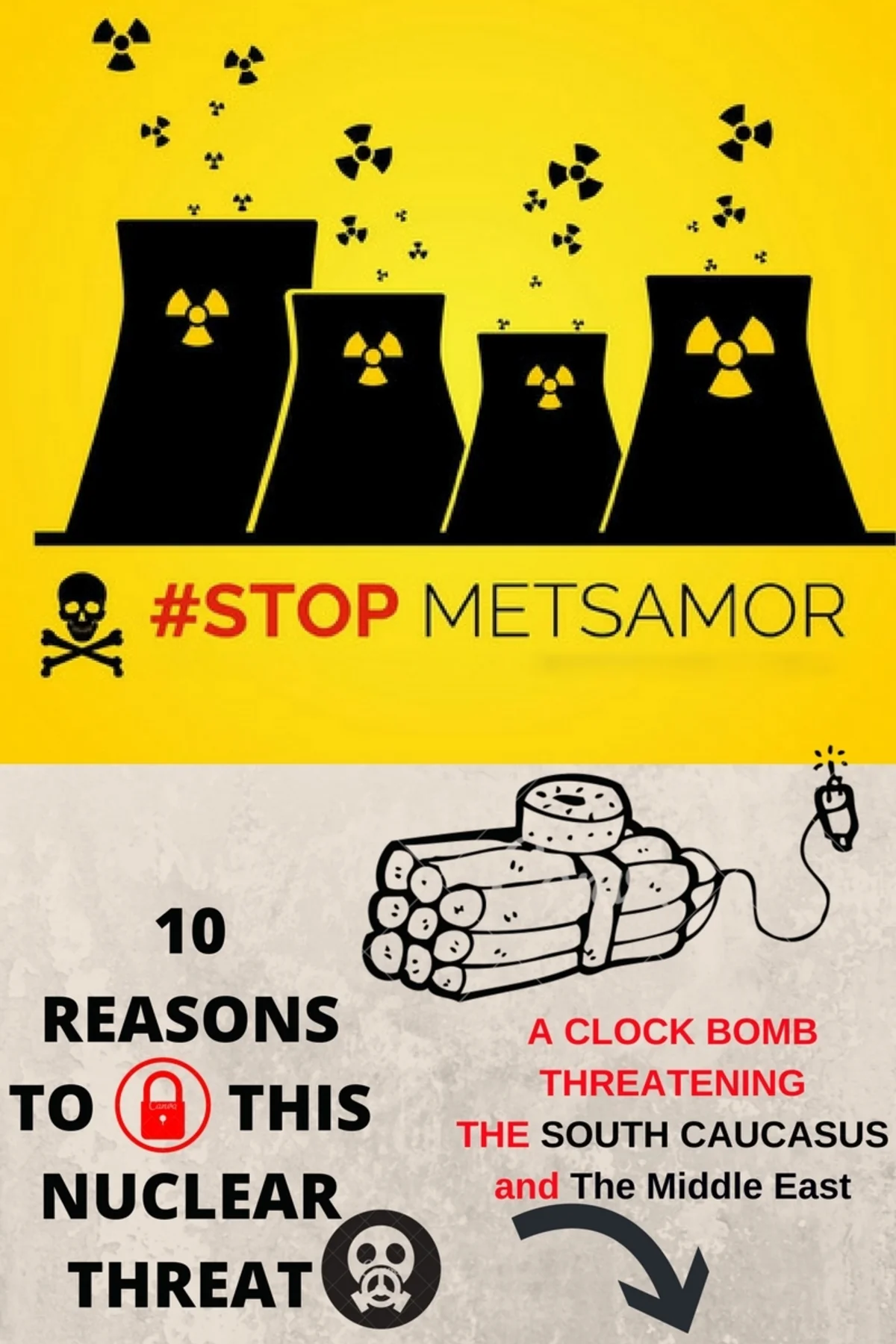 Azerbaijani MFA issues inforgramma titled 10 reasons to close Metsamor Nuclear Power Plant
