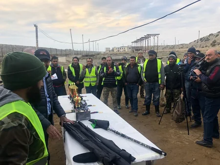 Daha bir milli parkda həvəskar balıq ovu turniri keçirilib