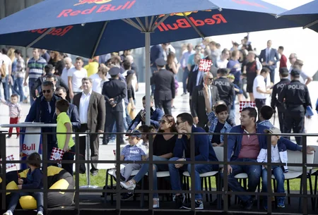 Heydər Əliyev Mərkəzinin qarşısında Red Bull Soapbox” yarışı keçirilib