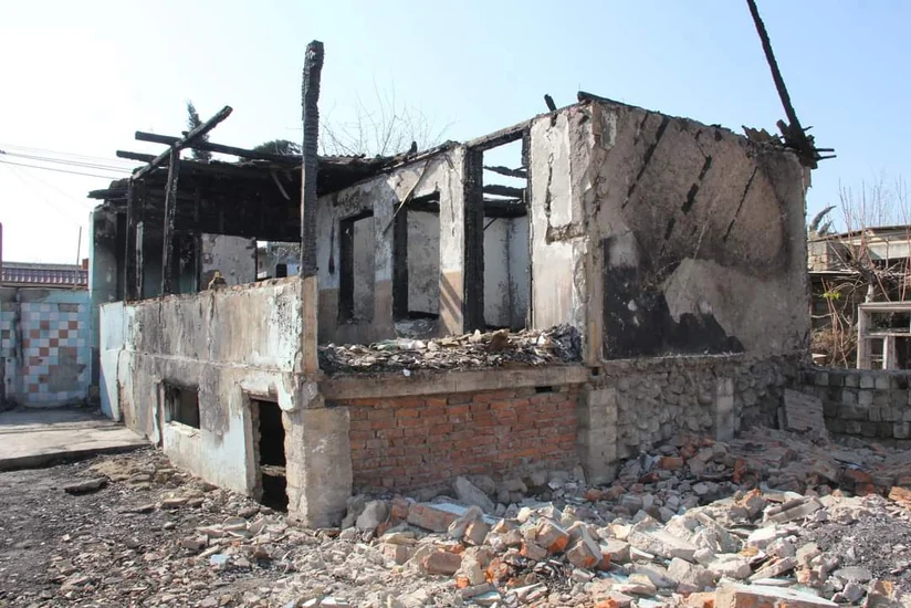 Cəlilabadda ilaxır çərşənbədə evi yanan iki ailə yeni mənzildə yaşayacaq