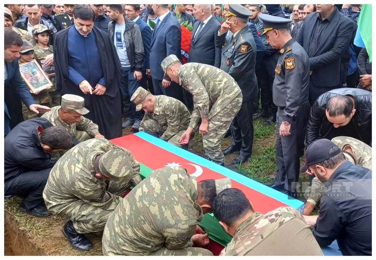 В Лянкяране простились с шехидом Юсифом Халиловым