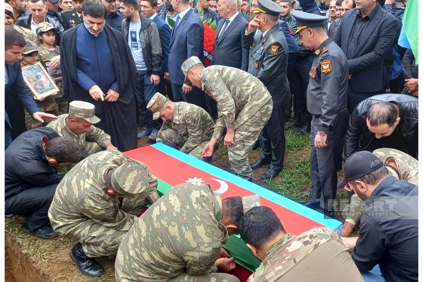 Şəhid Yusif Xəlilov Lənkəranda dəfn edilib - YENİLƏNİB