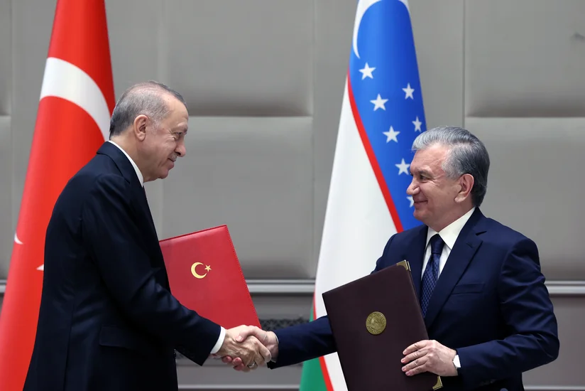 Эрдоган: Наши отношения с Узбекистаном вышли на уровень стратегического союзничества