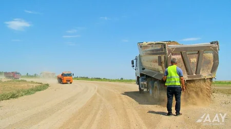 Talış-Tapqaraqoyunlu-Qaşaltı yeni avtomobil yolunun tikintisi sürətlə davam etdirilir
