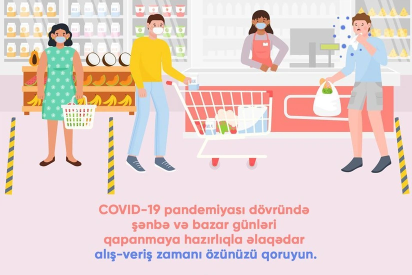 TƏBİB alış-veriş edənlərə müraciət etdi