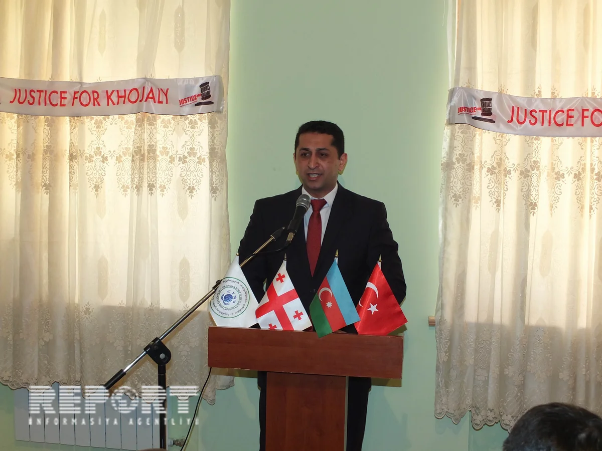 Gürcüstanda Xocalı soyqırımının 25-ci ildönümü ilə əlaqədar anım mərasimi keçirilib - FOTO