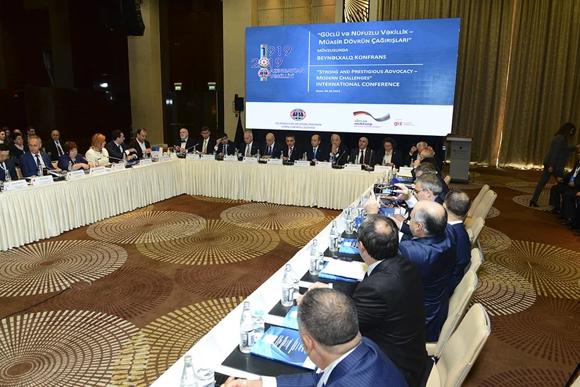 Bakıda “Güclü və nüfuzlu vəkillik  müasir dövrün çağırışları” mövzusunda beynəlxalq konfrans keçirilir