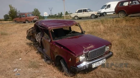 Şəmkirdə zəncirvari yol qəzası olub, xəsarət alanlar var - FOTO - YENİLƏNİB