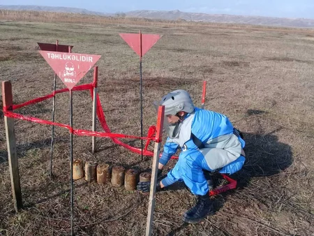 Füzulidə tank və piyada əleyhinə minalar aşkarlanıb - FOTO