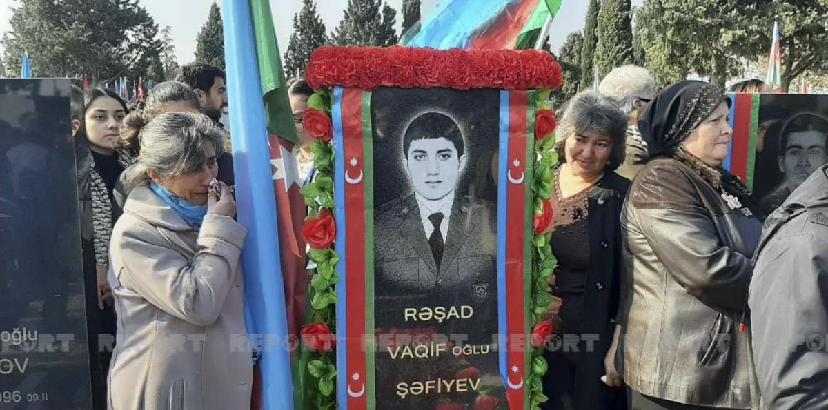 Gəncədə şəhid Rəşad Şəfiyevin anım mərasimi keçirilib 